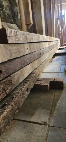 Vigas de Madeira 5 peças 