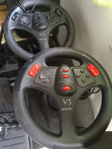 Volante + Pedal para Ps One e Nintendo 64 (2 unidades)