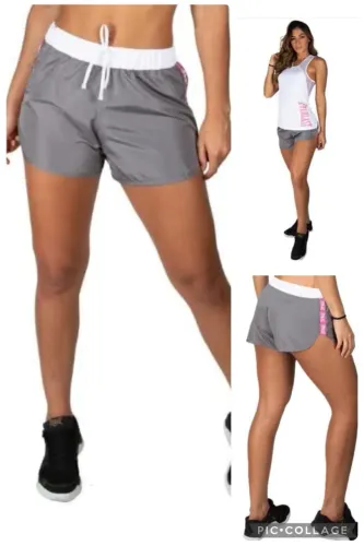 Shorts Pro Everlast Cinza 100% Original LACRADO