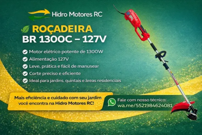 ROÇADEIRA BR 1300C - 127V
