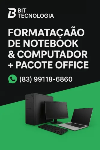 Formatação de Notebook e Computador + Pacote Office - Bit Tecnologia