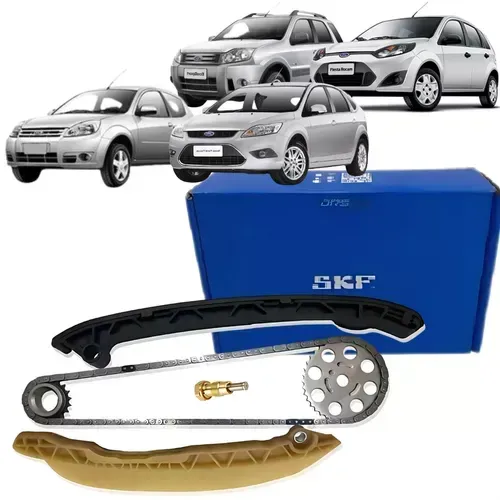 Kit Corrente Comando Ford Motor 1.0 1.6 8v Zetec Rocan