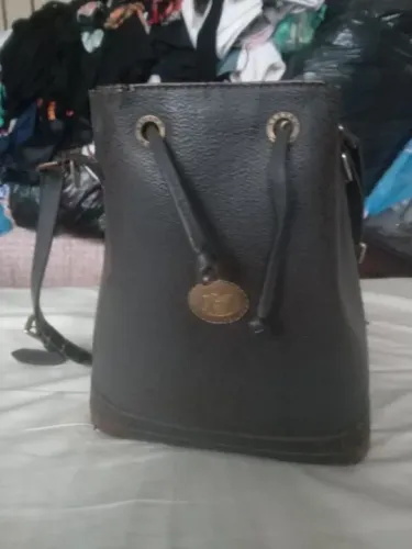 Bolsa de Ombro Couro Marrom