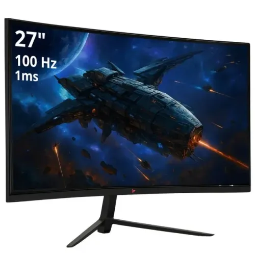 Monitor Gamer Curvo 27" Grasep Full HD 200Hz 1ms - Ultra Nitidez HDMI DP (Novo)