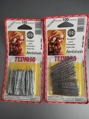 Teimoso Grampo N°5 com 100 unidades preto