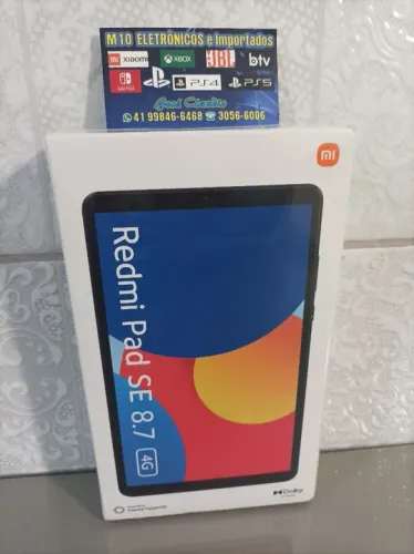 Tablet xiaomi redmi pad SE 128GB Tela 8.7 4G