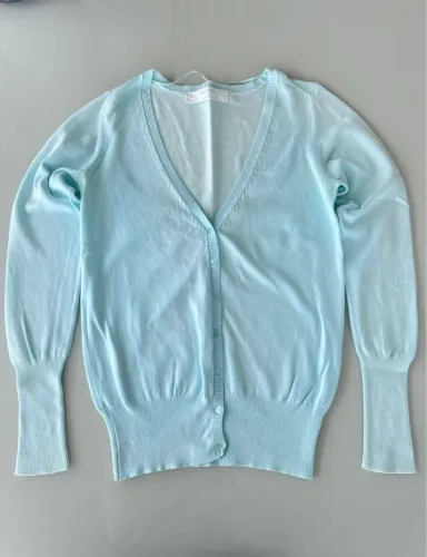 Cardigã Zara P azul