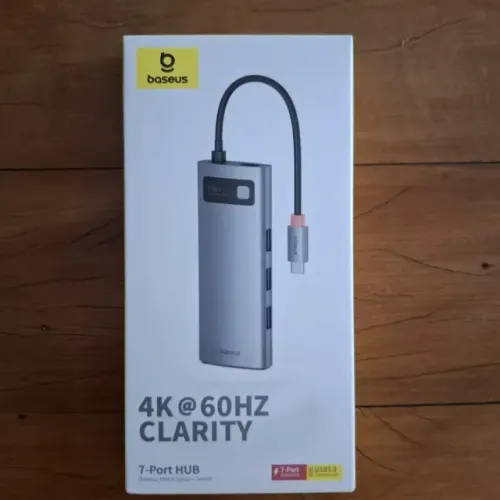 Adaptador Hub Usb-c Baseus 7 Em 1 Macbook M4 M3 Hdmi 4k 60hz