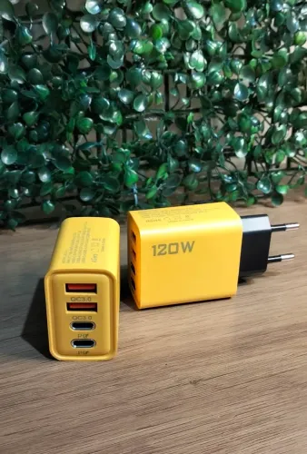 Carregador 120W Turbo - Carregamento Rápido