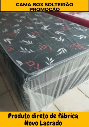 Cama Box Solteirão Promoção - Novo Lacrado