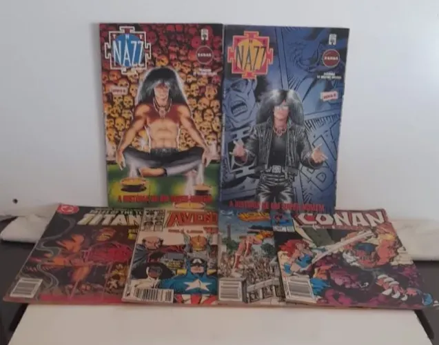 6 Gibis Raros,4 Importados,Dc,Marvel,Abril,Em Muito Bom Estado