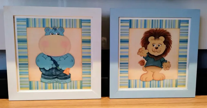 Quadros decorativos infantis em MDF