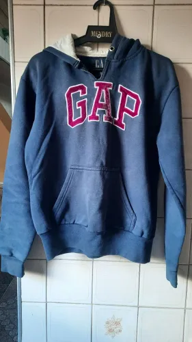 Blusa de Moletom GAP Azul com Capuz