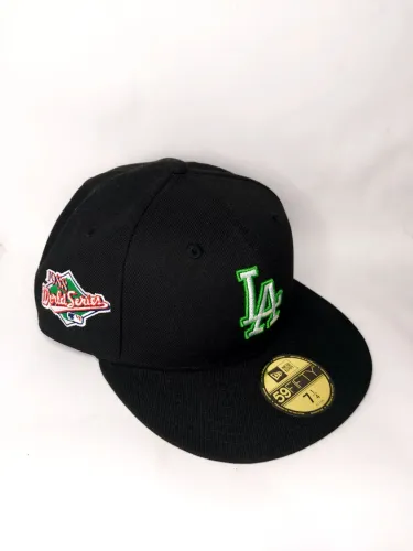 Boné Los Angeles Dodgers preto - New era - 59fifty - Baseball - Mlb - World Séries
