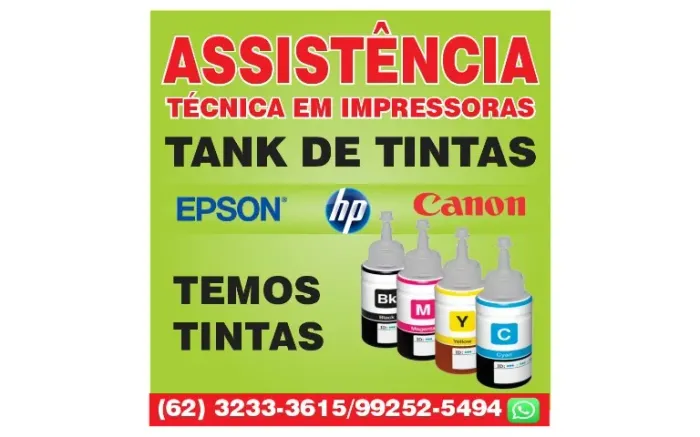 assistencia tecnica em impressoras epson tank de tintas