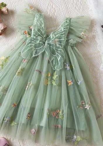 Vestido jardim encantado verde