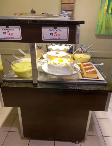 Bancada para Buffet de Sobremesa