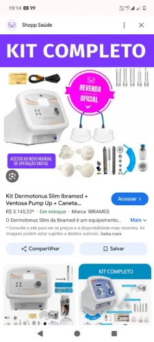 Kit Dermotonus Slim Ibramed 