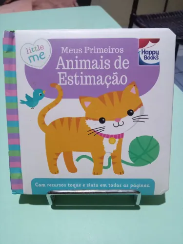 Livro infantil Meus Primeiros Animais de Estimação editora Happy Books