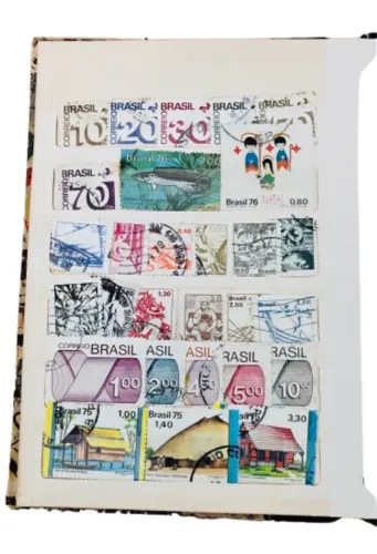 Coleção de Selos do Brasil (lote 8)