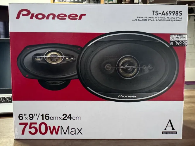 Auto falante pioneer ts-a6998s original novo na embalagem