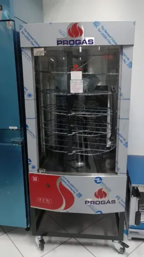 Forno Assador Frango Giratório 5 esteiras - Progás - Sadi