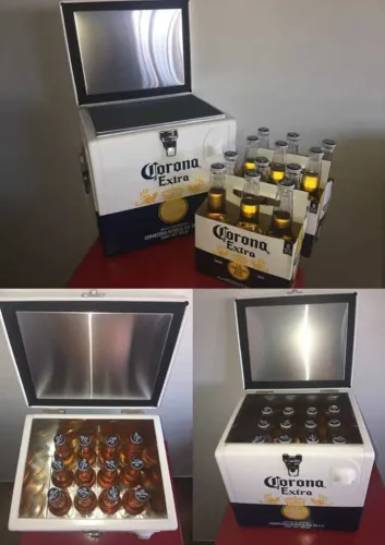 Cooler Corona em Metal - 15 Litros