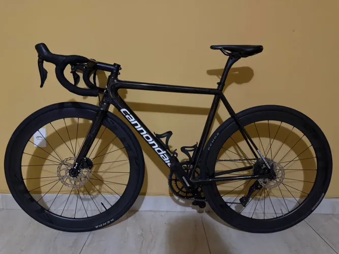 Cannondale SuperSix EVO Disc 2018 - Eletrônica Shimano 105 12v | Rodas de Carbono 50mm!