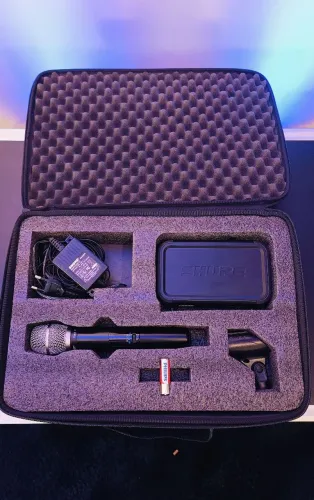 Microfone Profissional Sem Fio Shure PGXD24/SM86 Digital, Frequência Homologada Anatel 