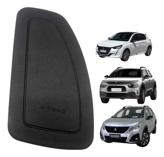 Airbag Banco Dir. Citroen Cactus Aircross Peugeot 208 2008 Preto
