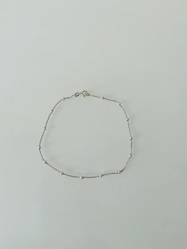 Tornozeleira em prata 925