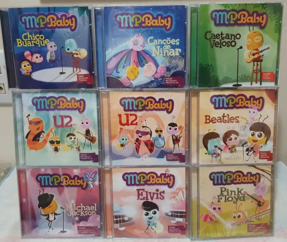 Coleção MPBaby com 9 Cds, sendo 4 lacrados Originais