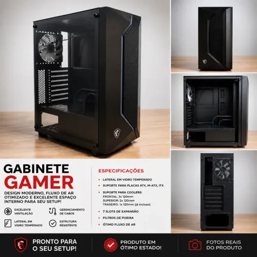 Gabinete Gamer MSI 
