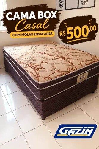 Cama box casal