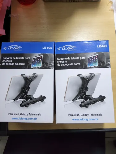 2 SUPORTE DE TABLETS PARA ENCOSTO DE CABEÇA DE CARRO
