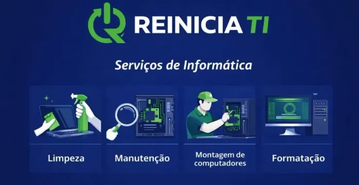 Manutenção em computadores e notebook