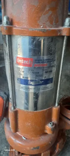 Bomba de agua suja imersiva usada
