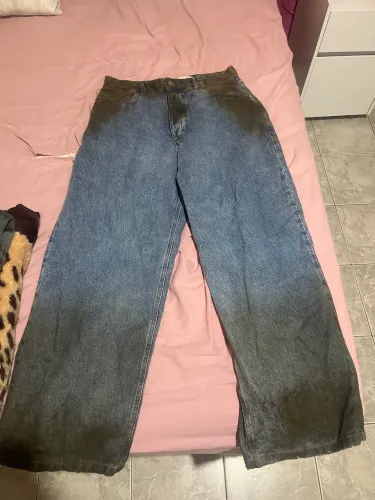 CALÇA PIET DIRT STAIN OVER BLUE