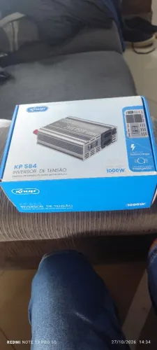 Inversor knup 1000 w 12 volts onda senoidal pura