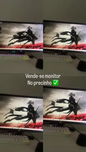 Monitor 24 polegadas, usado.
