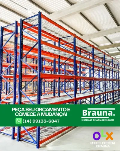 Porta Palete Novo para Estoque