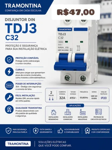 Disjuntor 2 polos