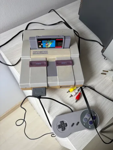 Super Nintendo Original + Super Mario World