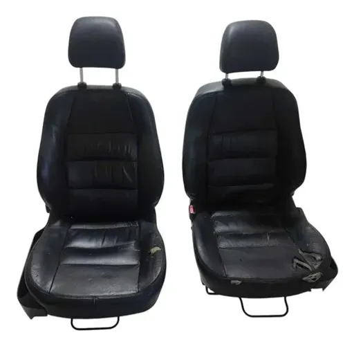 Jogo Banco Dianteiro Peugeot 307 2000 2001 2002 2003 A 2012 Preto