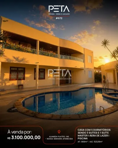 Casa com 5 quartos à Venda, Nossa Senhora Aparecida - Boa Vista