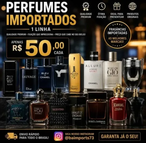 Perfumes importados 1 linha Premium