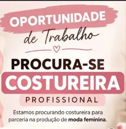 Precisa-se de costureira