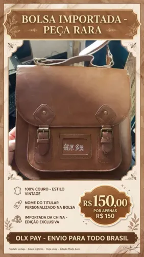 Bolsa exclusiva chinesa