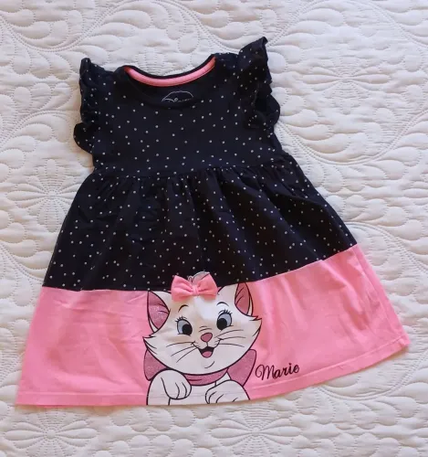 Vestido Infantil Menina, 1 Ano (Conservado).