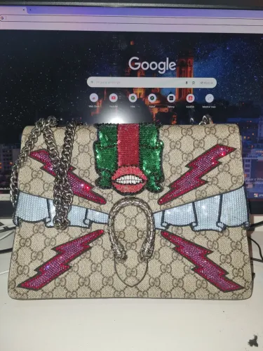 Bolsa Gucci Dionysus GG Supreme Embroidered
